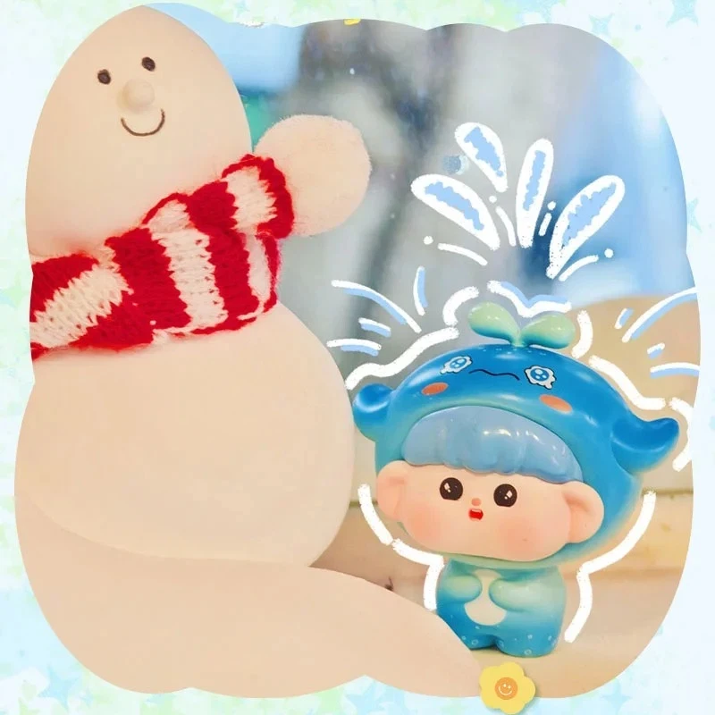 3BabiesToy الدهنية كبيرة الأذن الحيوان سلسلة لطيف صندوق أعمى صغير Kawaii دمية لامعة مطلي لعبة ديكور المنزل مفاجأة هدية صندوق غامض #4