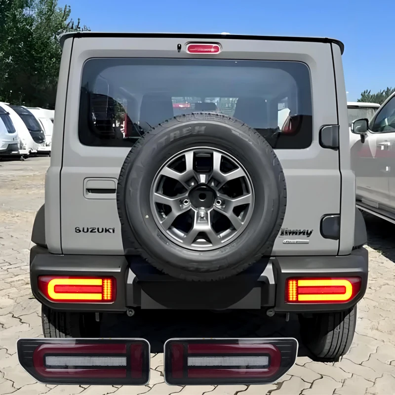 เหมาะสำหรับ bemper belakang Suzuki Jimny 2019-2024ไฟตัดหมอกด้านหลังไฟถอยหลังไฟท้ายอุปกรณ์ประกอบ