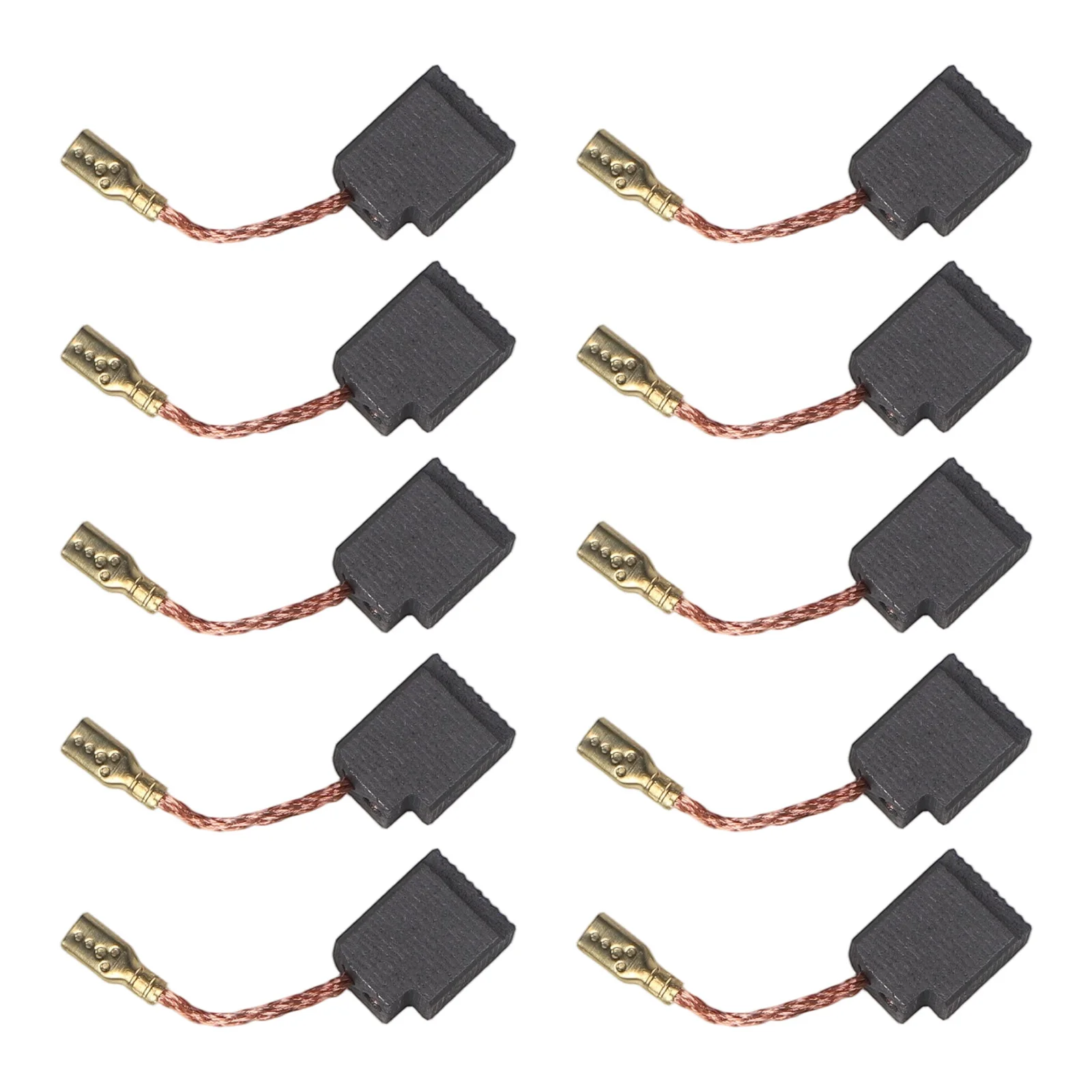 10 Pcs Carbon Brushes For Replacement D28110 D28112 D28402 DWE46151 Grinder Motor Carbon Brush Replacement Maintenance Parts.