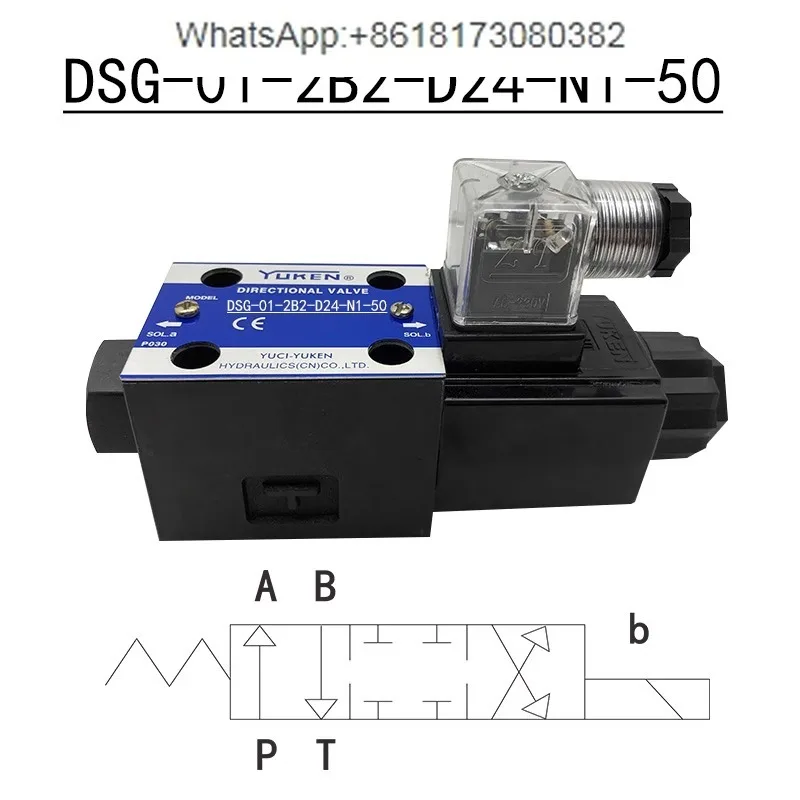 Hydraulic reversing solenoid valve DSG-01-3C2 3C4 3C6-D24 A240-N1-50 Yuci Oil Research Institute