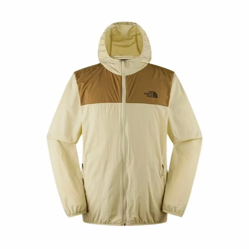 The North Face Urban Exploration Color Blocked Hooded Jacket Logo Print Waterproof UPF Sun Protection Outdoor Coat