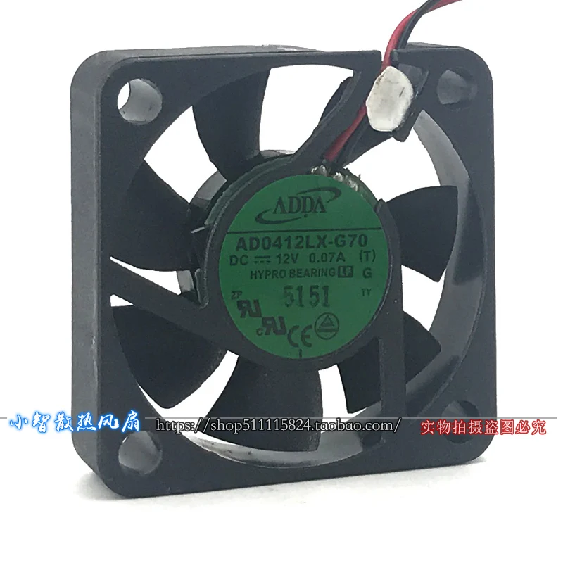 ORIGINAL AD0412LX-G70 12V 0.07A 4010 40*40*10mm KIPAS PENDINGIN BARU RADIATOR
