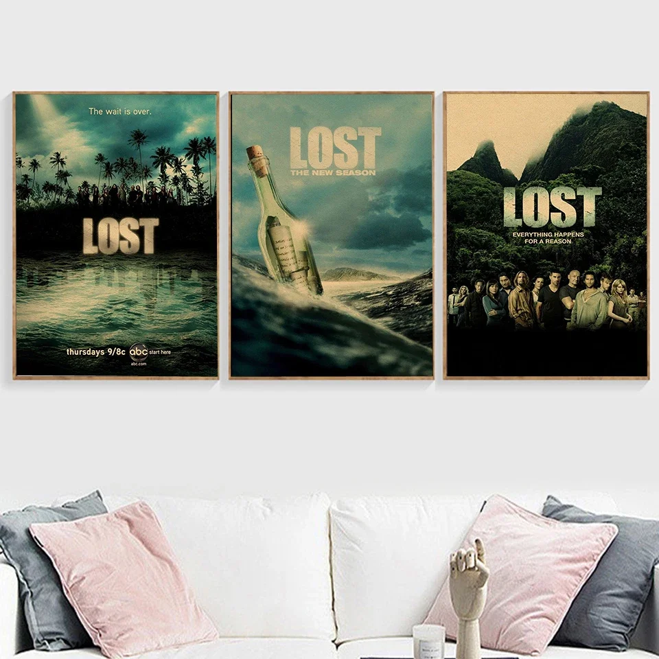 Lost TV Series Retro Poster Collection Abstract Wall Art Prints Modern Canvas Painting Living Room Nordic Home Decor Pictures