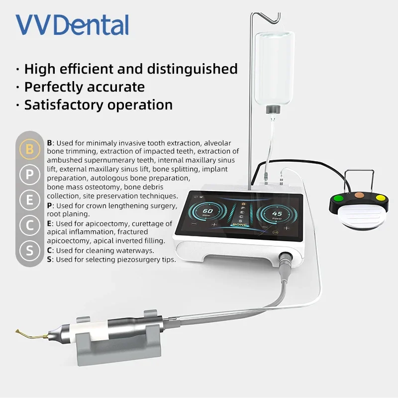2026 New VV. Piezo Sur.ry Bone Cutter Ultrasonic Piezo Bone Sur.ry Machine With 7-inch Touch Screen Oral Surgical Implant