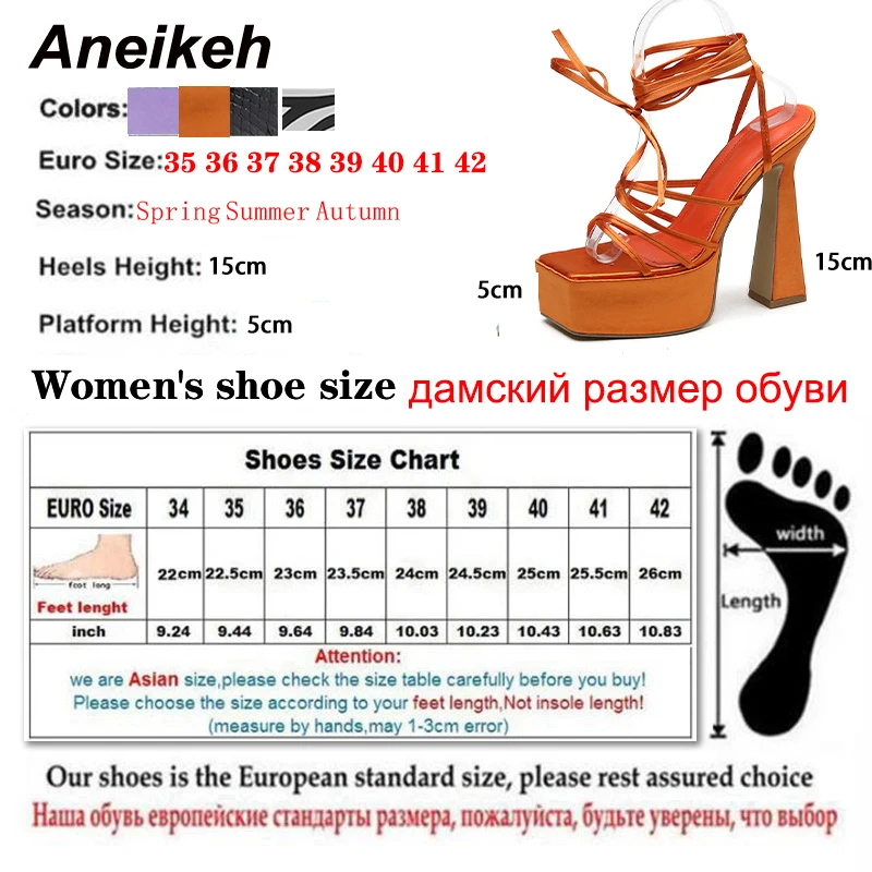 Aneikeh 2024 New Zebra pattern Chunky Heels Sandals Fashion Peep Toe Ankle Cross Lace-Up Platform Women Stripper Party Shoes