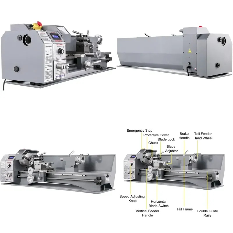 Mini metal lathe precision desktop desktop woodworking Buddha bead machine Metal stainless steel processing small machine