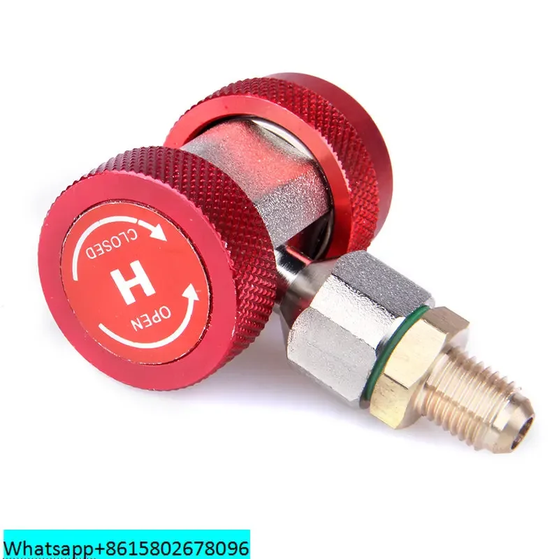 R134A Quick Connect Air Conditioner Connector Replacement Car Fluorine Quick Connect Car Air Conditioner Maintenance Tool