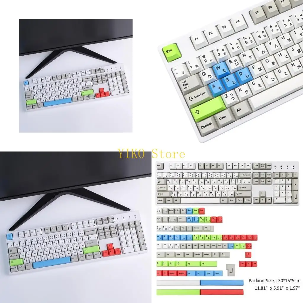 

K32C 194 PBT for Key Set for Painting Dye Sublimation Cherry Profile Keycap for K