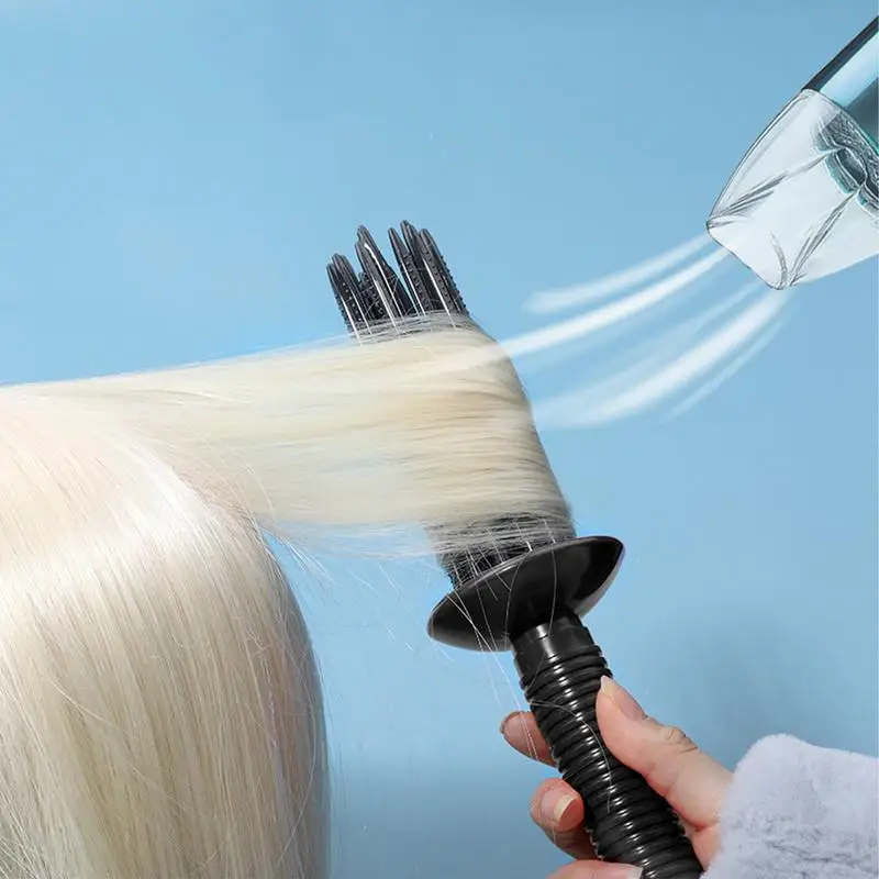 Rizador de pelo esponjoso con volumen de aire, cepillo sin calor para definir rizos, rodillo para el cabello