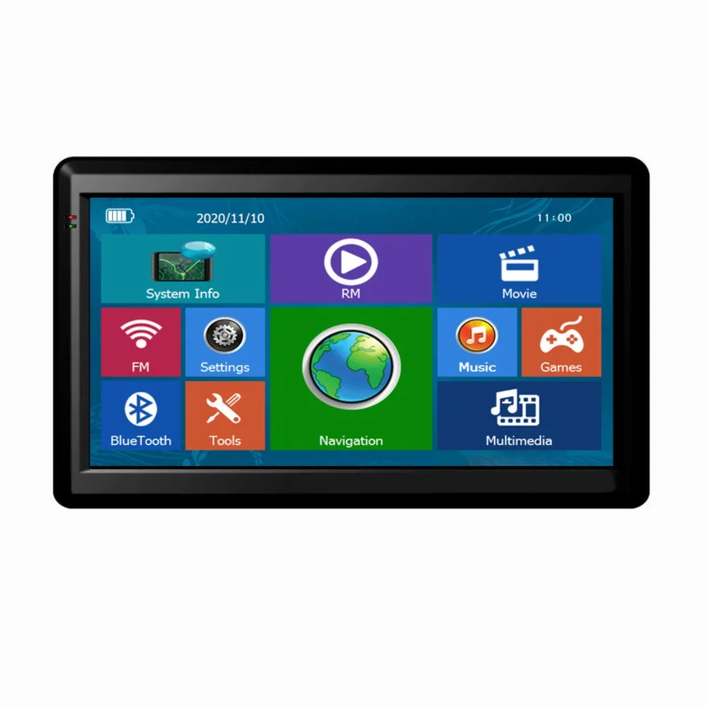 X20-3 7” 8G+256M Multi-functional touch screen  GPS navigation Portable Car GPS Bluetooth Call Reverse AVIN Europe North America