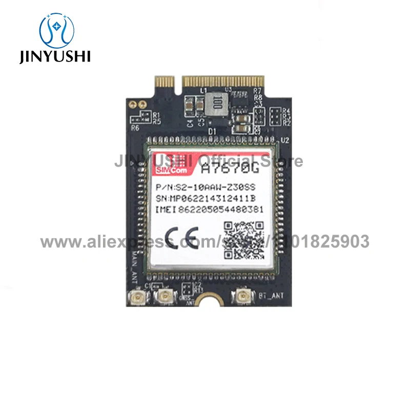SIMCOM A7670 serie CAT1 LTE GSM BLE módulo A7670E A7670G A7670C M.2 módulo compatible con Linuex Android Windows USB Driver