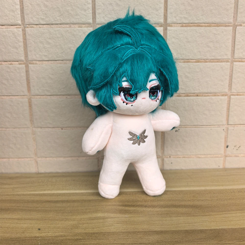 Latest 21cm Stuffed With Skeleton Flexible Cosplay Lohen Plush Toys Genshin Impact Anime Game Body Dress-up Figure Plushie Doll