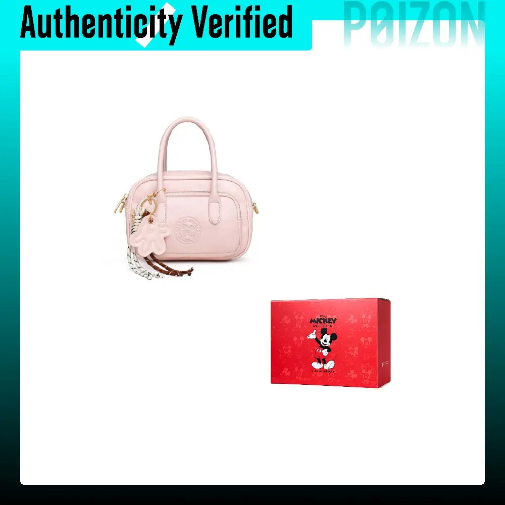 Disney Mickey Mouse Pu Handbag, Crossbody Bag Women's Brown/Pink/Ecru DHB41448-A