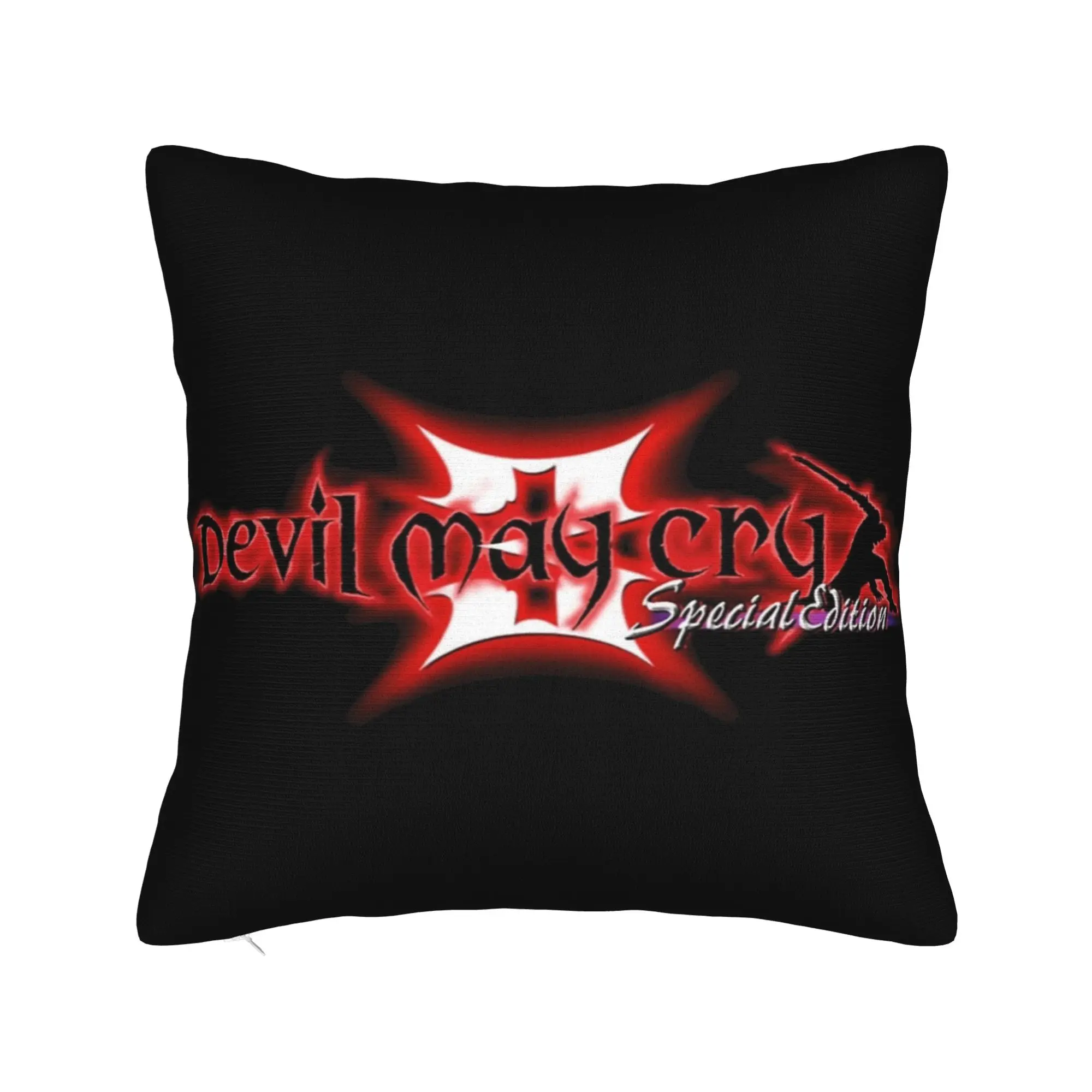 Decorative Pillow Cover Devils May-Cry 3 Accessories Home  Throw Pillow Case Cover Square Multi-Size