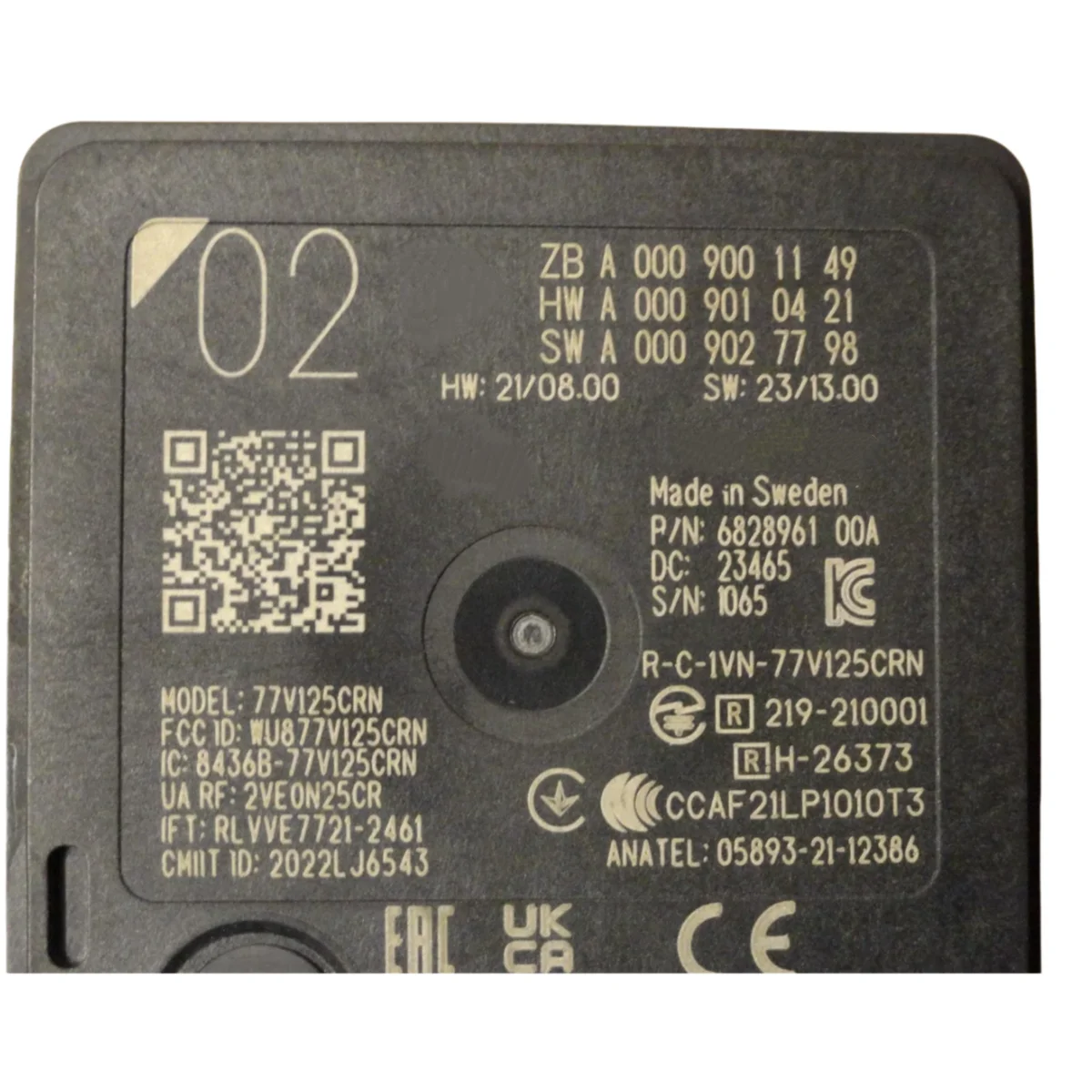 A0009001149 Front Radar Module For 2022 - 2025 Mercedes EQS E Class W214