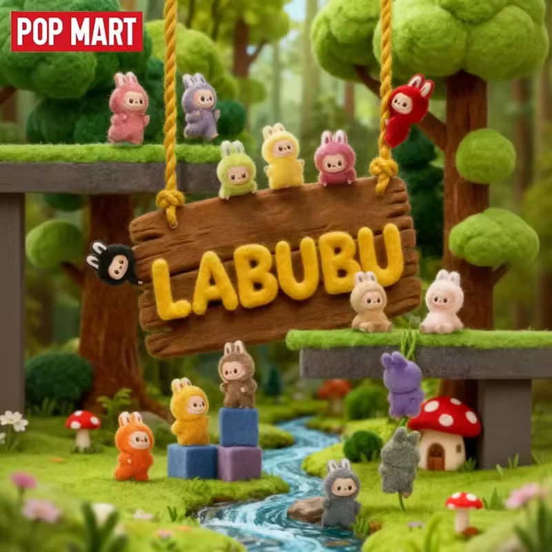 

LABUBU Heart Code Christmas Series Blind Box POPMART Mini Letter Vinyl Doll DIY Name Initial Pendant Christmas Stocking Stuffer