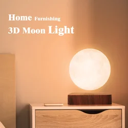 Lámpara de Luna levitante, luz Lunar flotante, lámpara de mesa, decoración del hogar, regalos creativos y únicos, superventas