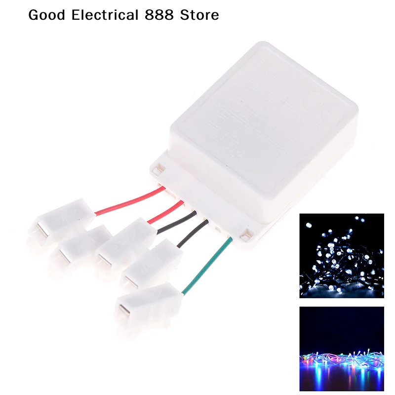 【GE】1pcs LED String 8 Modes Lights Twinkle EK-04 Dimmer Flexible Strip Ribbon Lighting Replica Switch Adjustable Knob Controller
