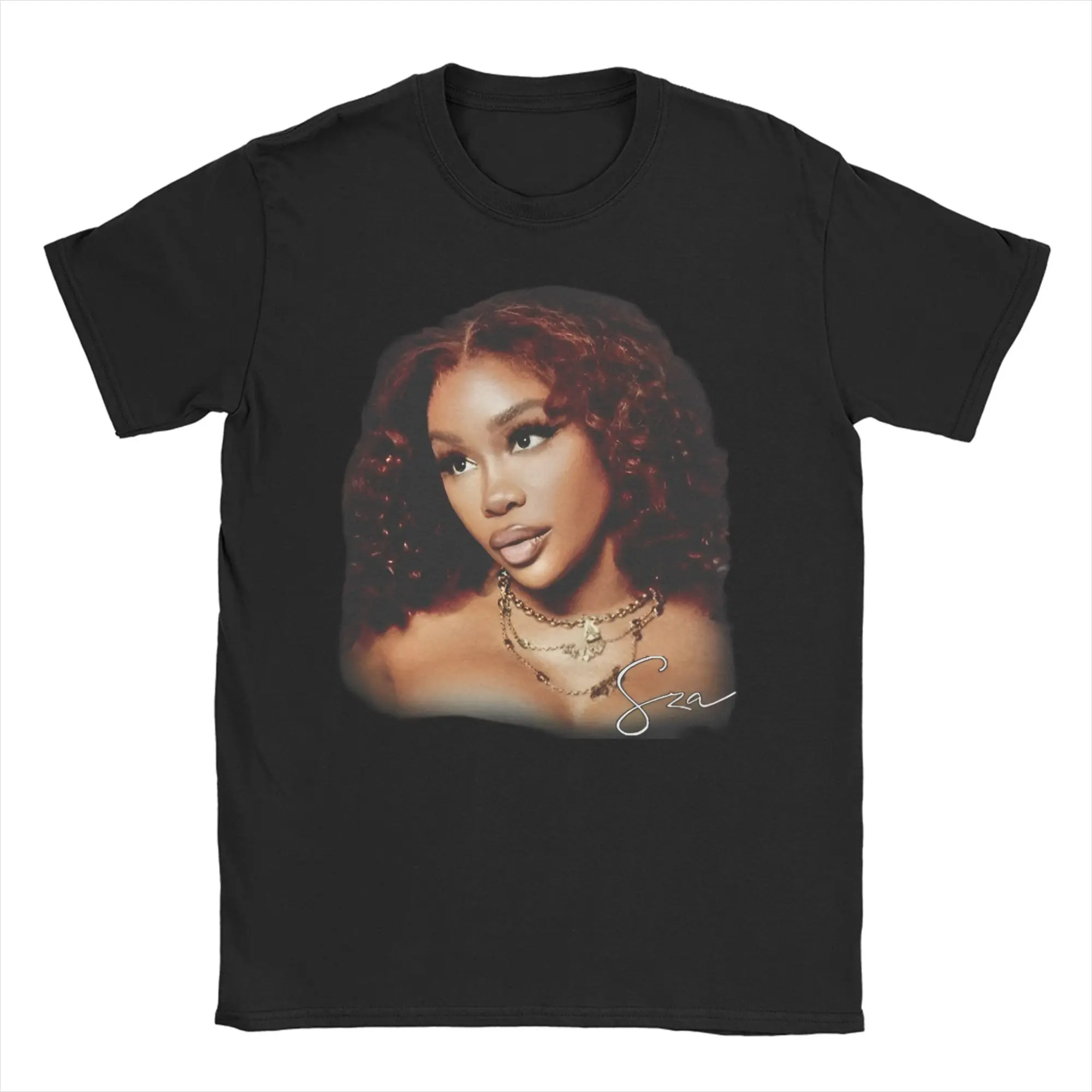 

SZA Rapper Singer T-Shirts Men Women 90s Music Tour Vintage Pure Cotton Tees Crew Neck Short Sleeve T Shirts Classic Clothing