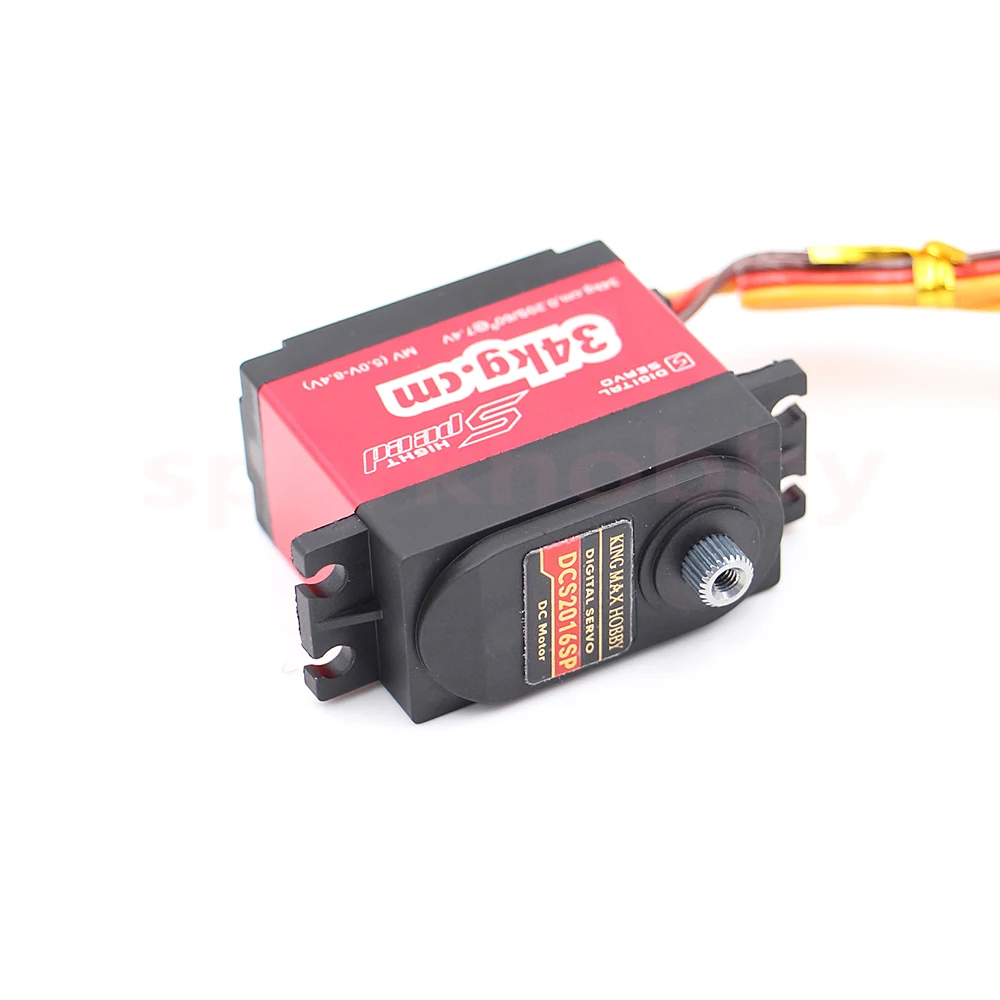 KINGMAX DCS2016SP 28-500CC Aircraft Waterproof 34kg High Voltage Metal Digital Servo For Remote Control Aircraft Car Buggy Robot