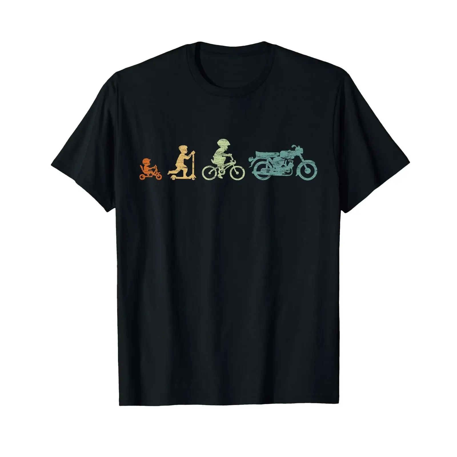 Moped Evolution S51 Ostdeutschland Ostalgie Retro Motorrad T-Shirt Vintage Washed Soft Fashion Top für den Alltag