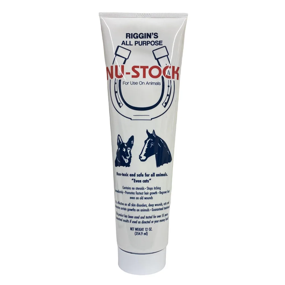 Pomada Nu-Stock para el cuidado de heridas multiusos para animales, 12 oz