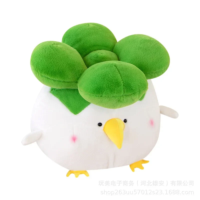 2024 New Style Cabbage Chicken Soft Plush Stuffed Doll Toys Hobbies Kawaii Pillow Bedroom Decoration Birthday Gifts for Friends