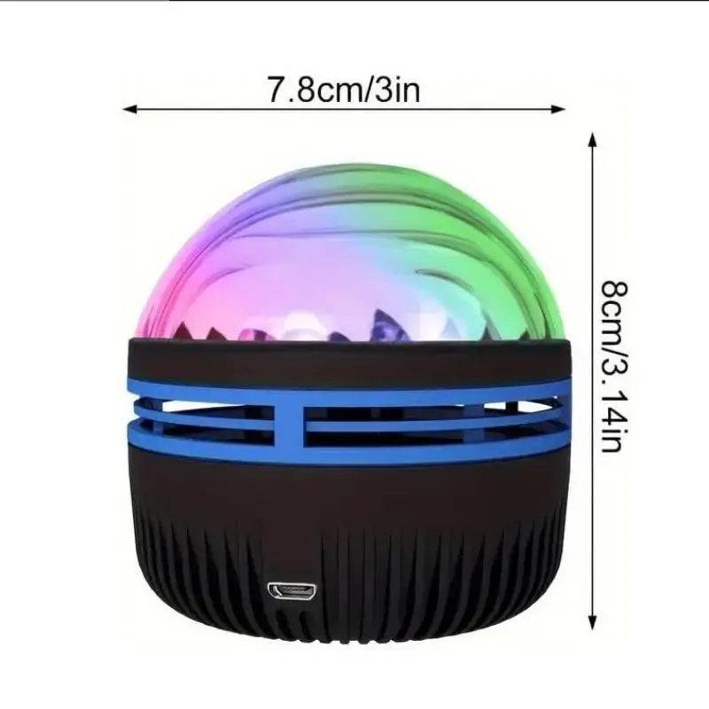 Northern Lights Night Light LED Porjection Lamp USB Plug-in Use Remote Control Projection LED Night Lamp for Home Bedroom Decor