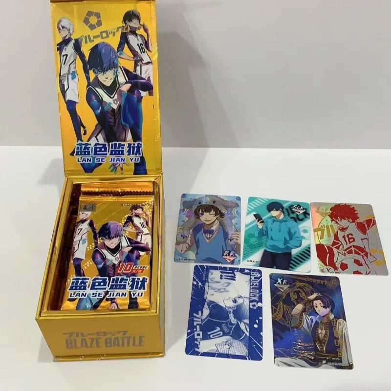 Blue Lock Anime Card Pack Blue Lock Card Collectible Trading Card Full Box 10 PACKS