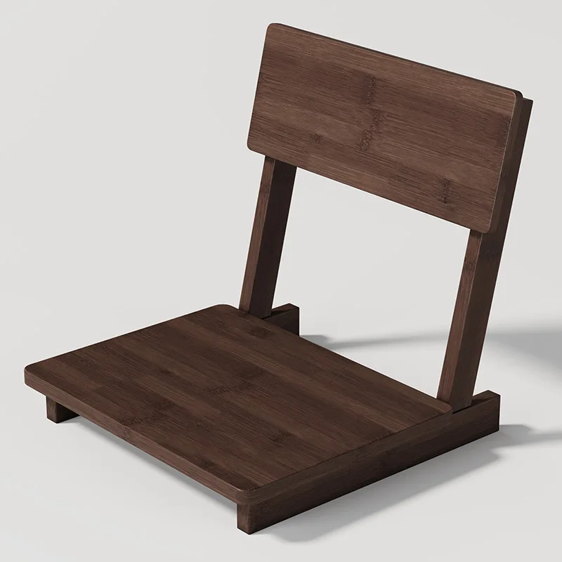 

Lazy sofa tatami single bed backrest seat chair Japanese seat cushion bay window small sofa bamboo wood chair