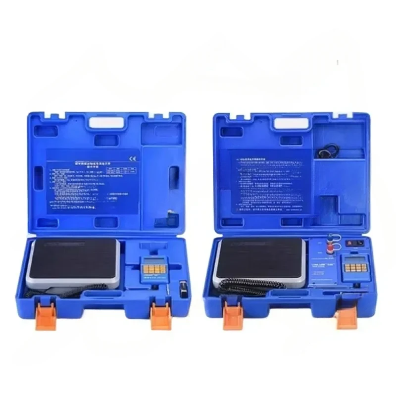 2025 VES-50A/100B Manual Refrigerant Recovery Balance High-Precision Metal Quantitative Filling Electronic Scale 9V