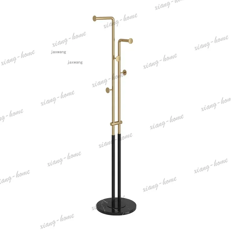 LSNordic Style Wrought Iron Coat Racks for Entryway Living Room Bedroom Hotel Minimalist Floor Standing Clothes Hanger Hat Scarf
