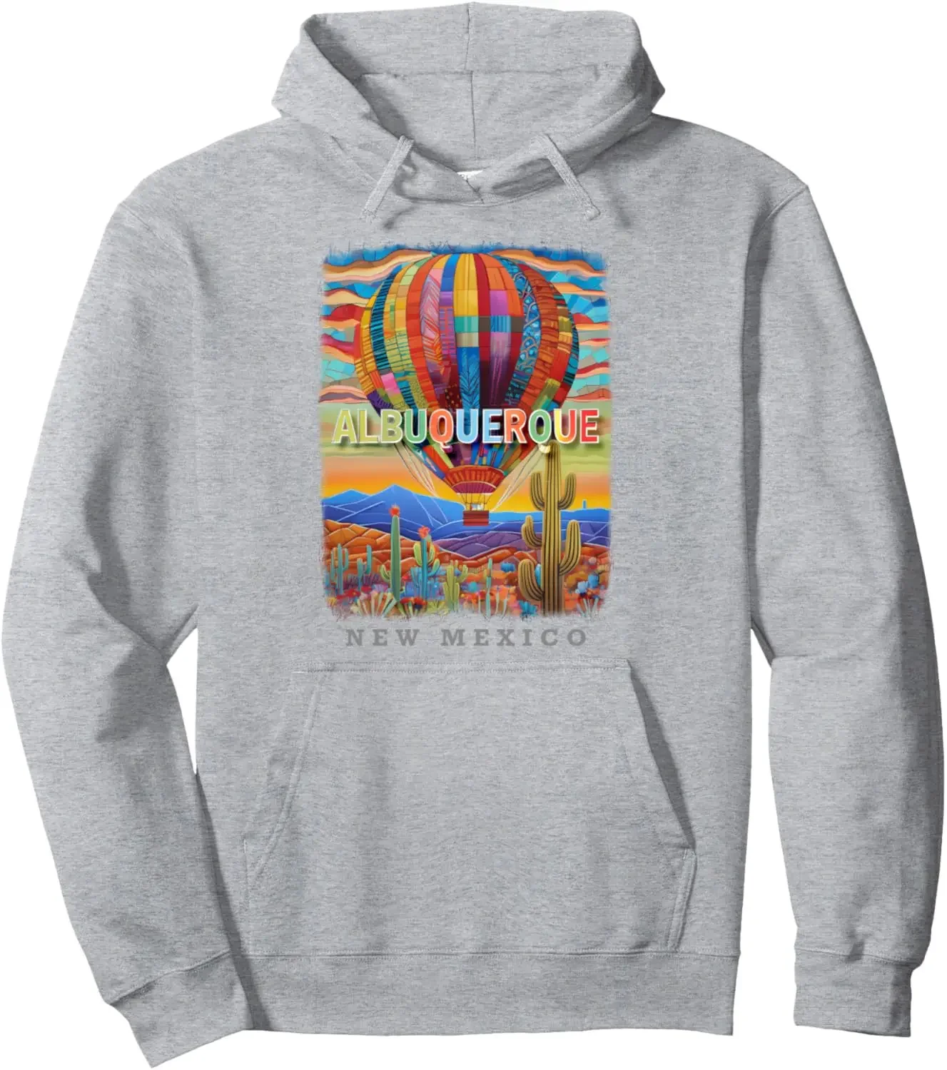 Albuquerque New Mexico NM Desert Oasis SD938 Pullover Hoodie