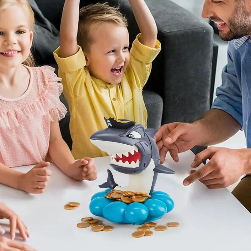 لعبة القرش لدغة المزحة العائلية، ألعاب تعليمية مضحكة، نشاط تنافسي لقضاء العطلات، تاريخ التجمع، نزهة ليلة عائلية #5