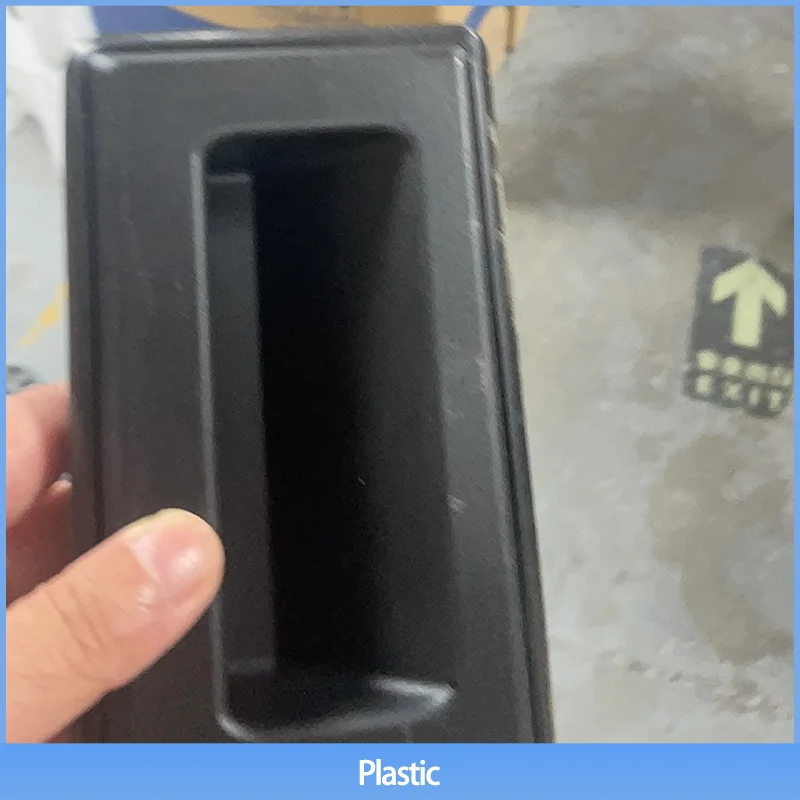 

(набор из 3 предметов) Черная пластиковая ручка с водонепроницаемой накладкой для электрического шкафа управления Промышленная ручка Скрытая пряжка Abs