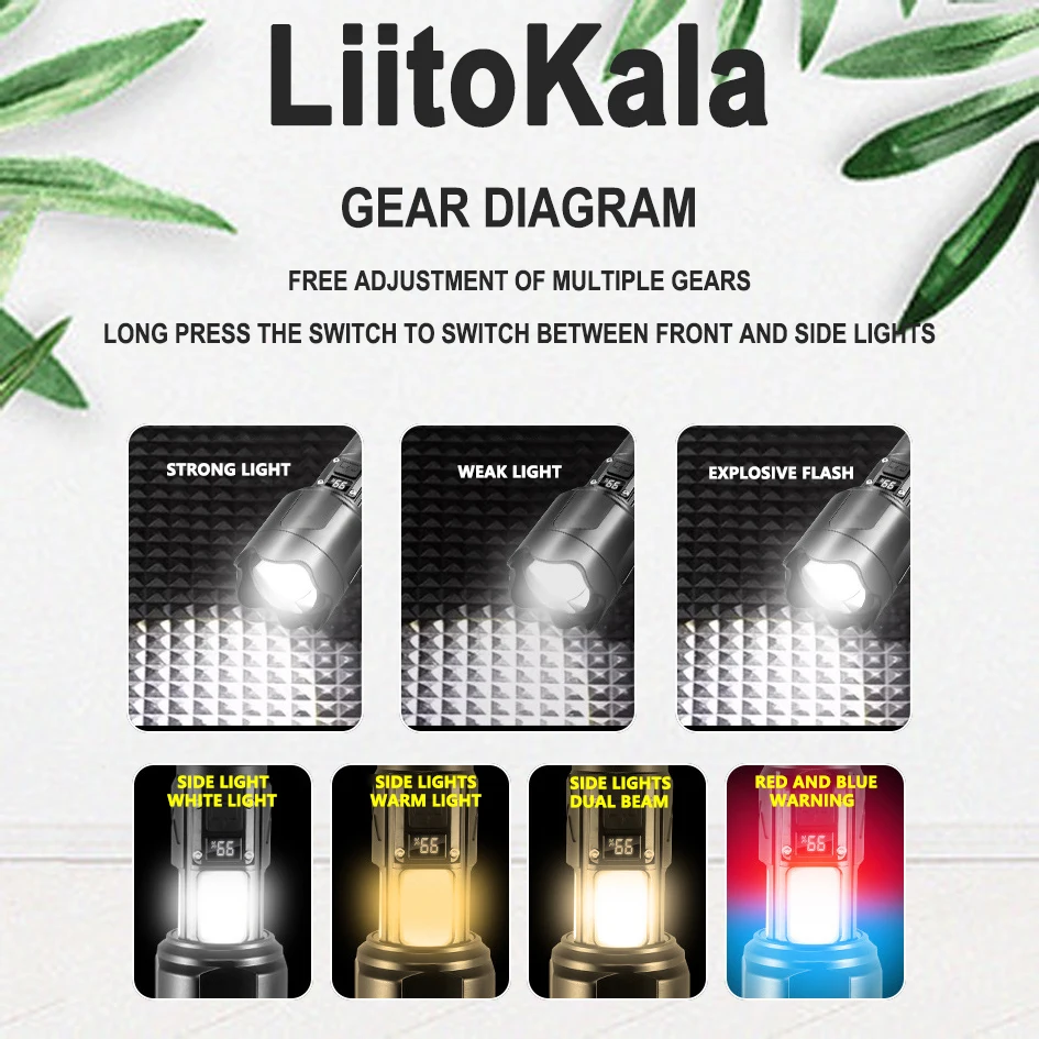 

LiitoKala LF-2305 Outdoor Portable White Laser Flashlight
