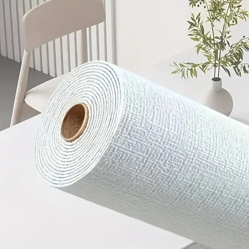 3D Wall Panel Linen Texture Peel-and-Stick Waterproof Wallpaper Home Decor Living Room House Bathroom Decoration Brick Sticker