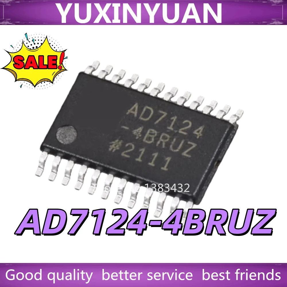 2PCS/LOT AD7124-4BR…