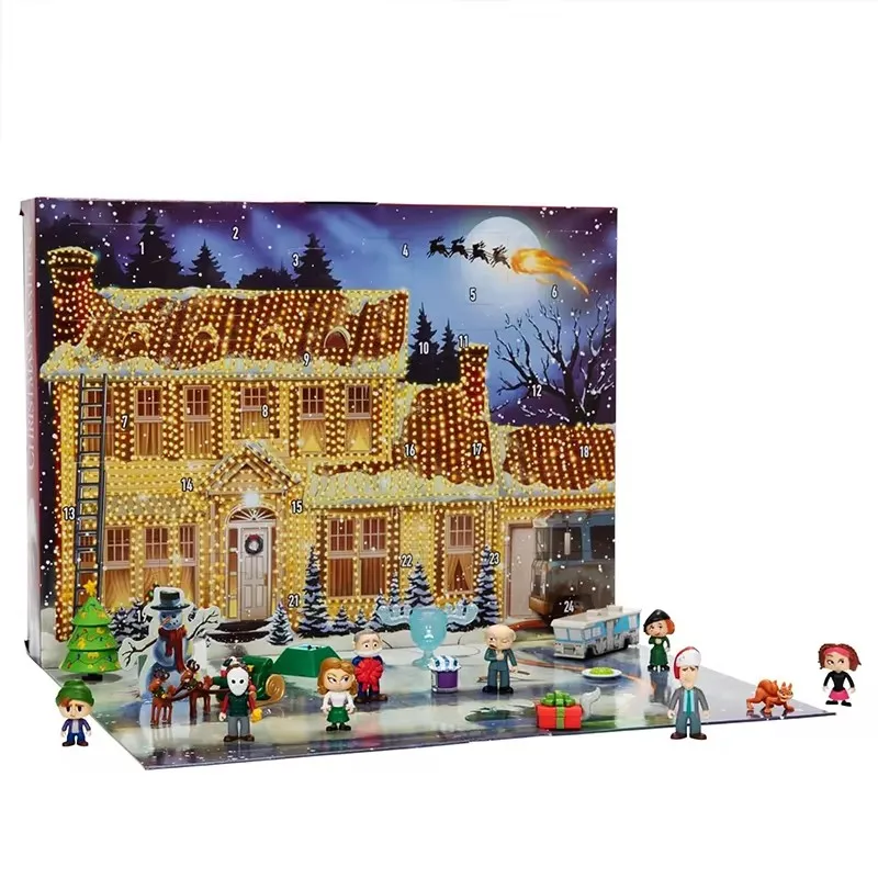 

New Christmas Vacation Advent Calendar 24 Day Gifts Christmas Vacation Figures and Accessories Christmas Countdown Calendar Gift