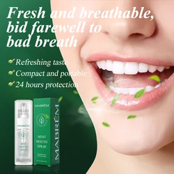 Korea Breath Freshener To Remove Bad Breath, Fresh And Lasting Oral Spray Mint Smell Portable 12ML