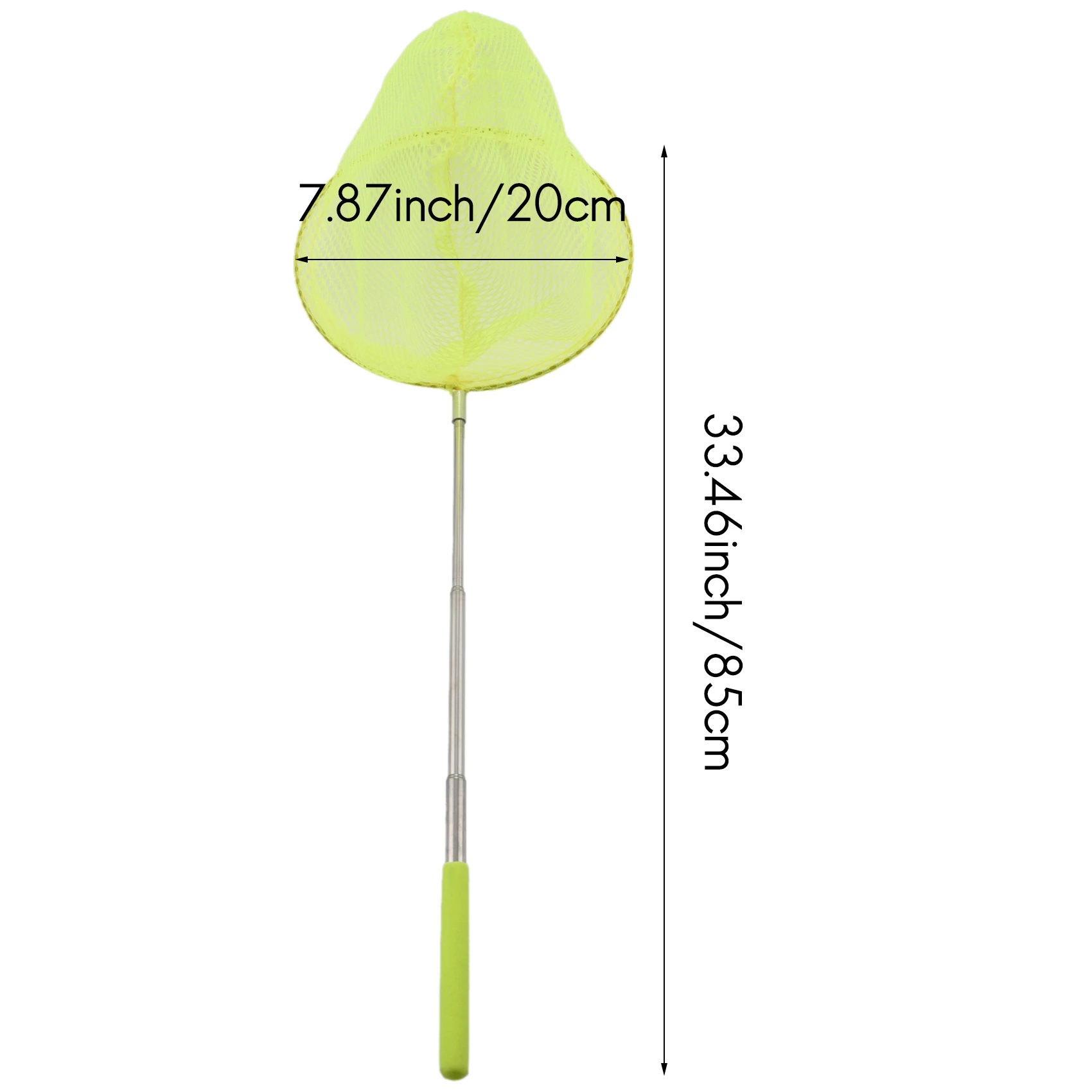 Filet de Pêche Télescopique en Acier Inoxydable, Filet à Papillon pour Attraper en Plein Air, Outil Portable