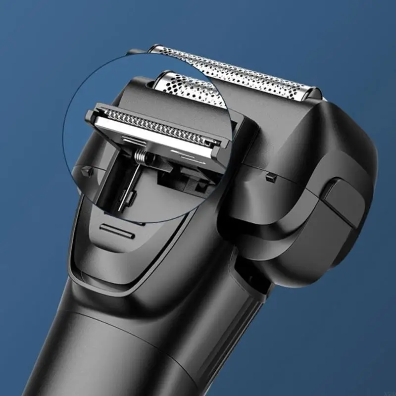 

Small Rechargeable Men Shaver Wet and Dry Shaver Efficient Shaving Tool Rechargeable Travel Trimmer for Outdoor Grooming N58D