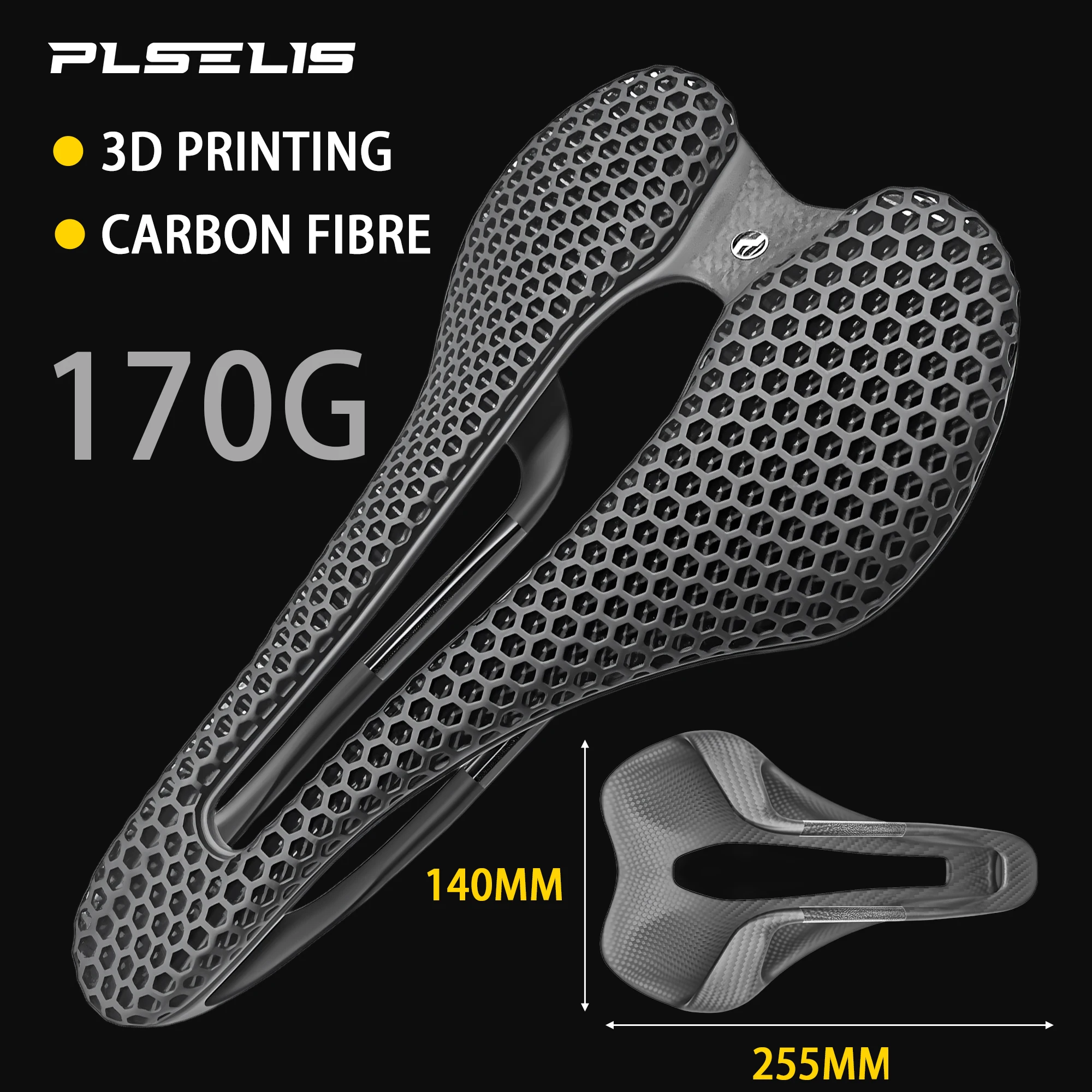 

Цельный карбоновый низовый корпус, напечатанный на 3D-принтере, с полой дышащей конструкцией, разделённый на секции, амортизирующий, эргономичный, лёгкий (170 г)