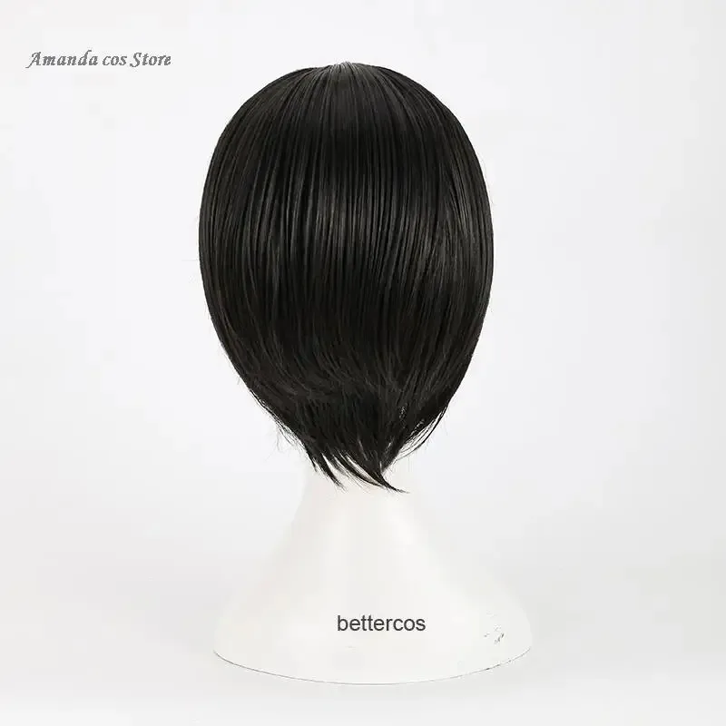 Bear's Den Oosaki أنيمي تأثيري مجوهرات النساء قصيرة سوداء مانغا نانا أوساكي غطاء شعر مستعار مجاني Chri جديد 2025
