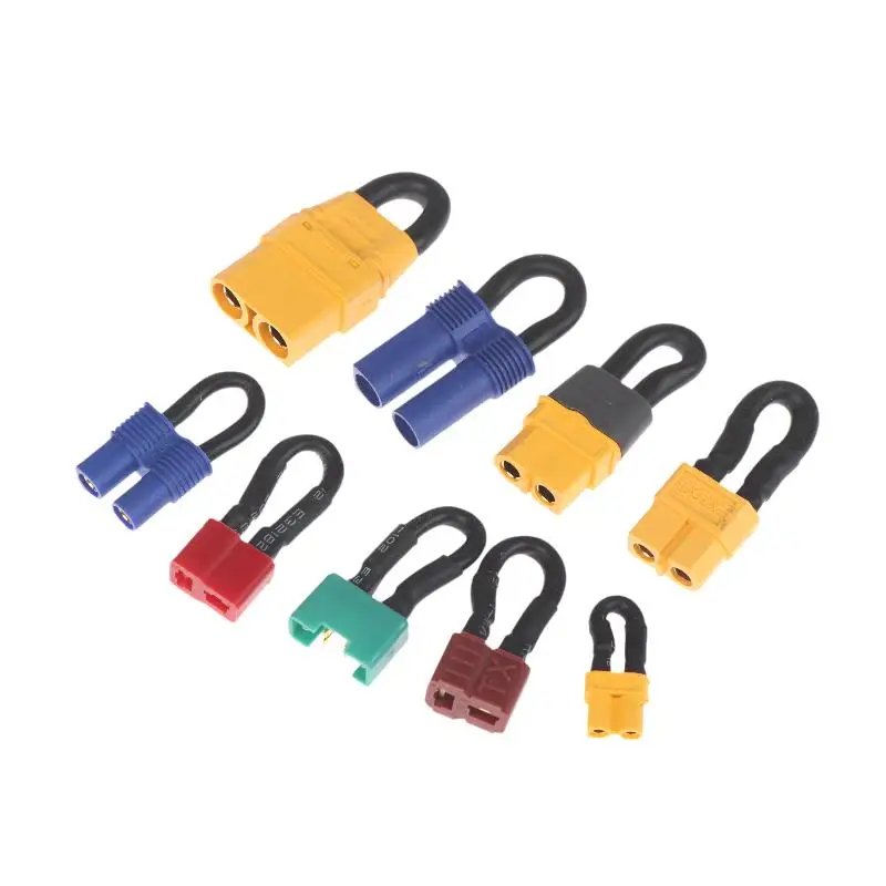 1 Pezzo Accessorio Fai-da-Te per Auto RC, Adattatore da Doppia Batteria a Singola Batteria, Connettore Corto TRX XT60 XT90 EC5 Tipo T