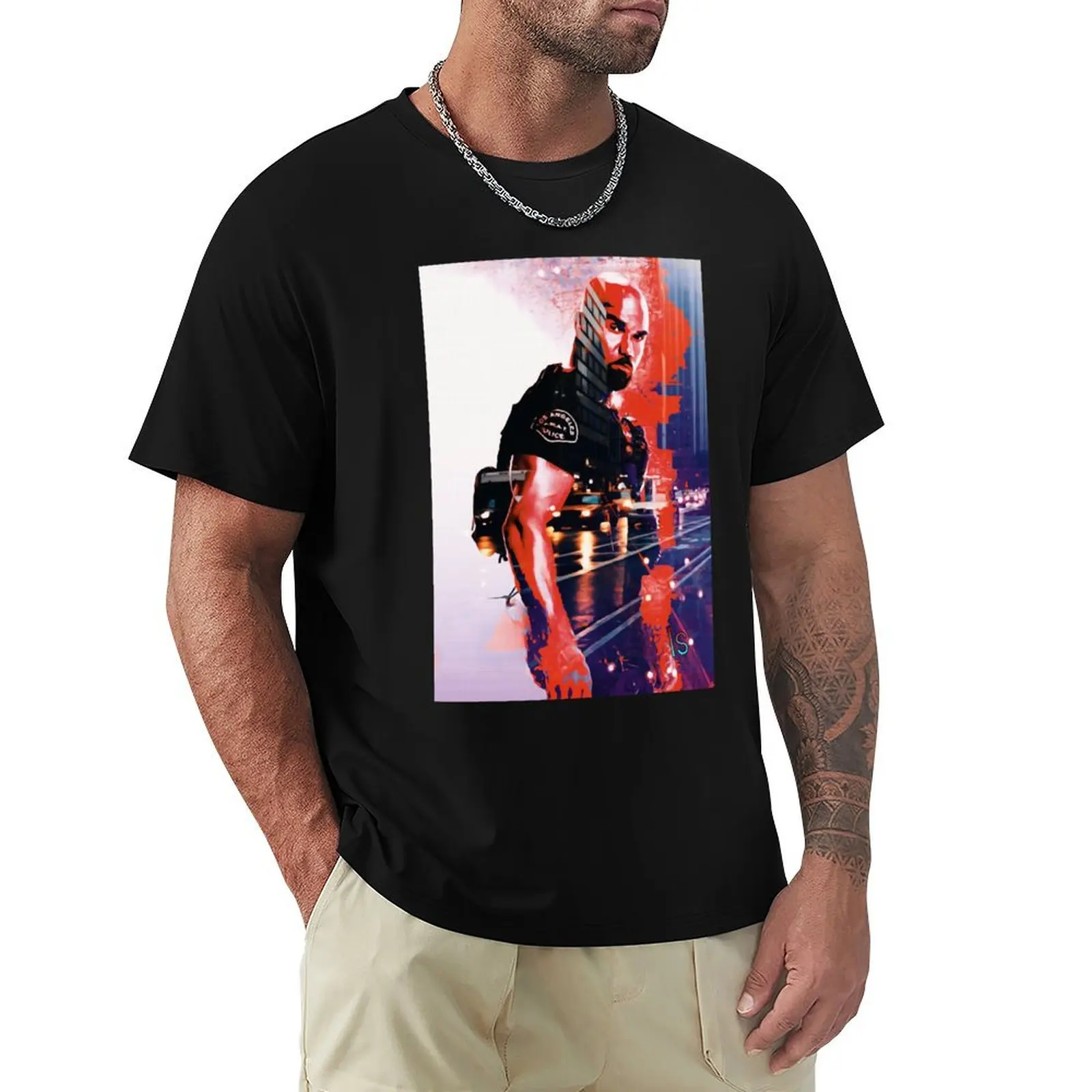 Music Retro Shemar Moore Gifts Music Fans T-Shirt oversizeds plus sizes graphics Blouse oversized t shirt men