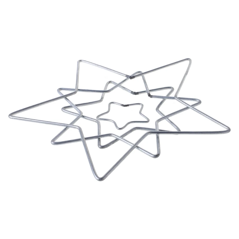 F92B Star Ring Macrame Wall Proyectos colgantes Decoración para compromiso boda Arreglo
