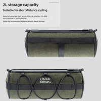 ROCKBROS Bike Cycle Sport Bicycle Handlebar Cylinder Bag Wearable Bike Bag Front Handlebar Convenient MTB Cycling Accessories