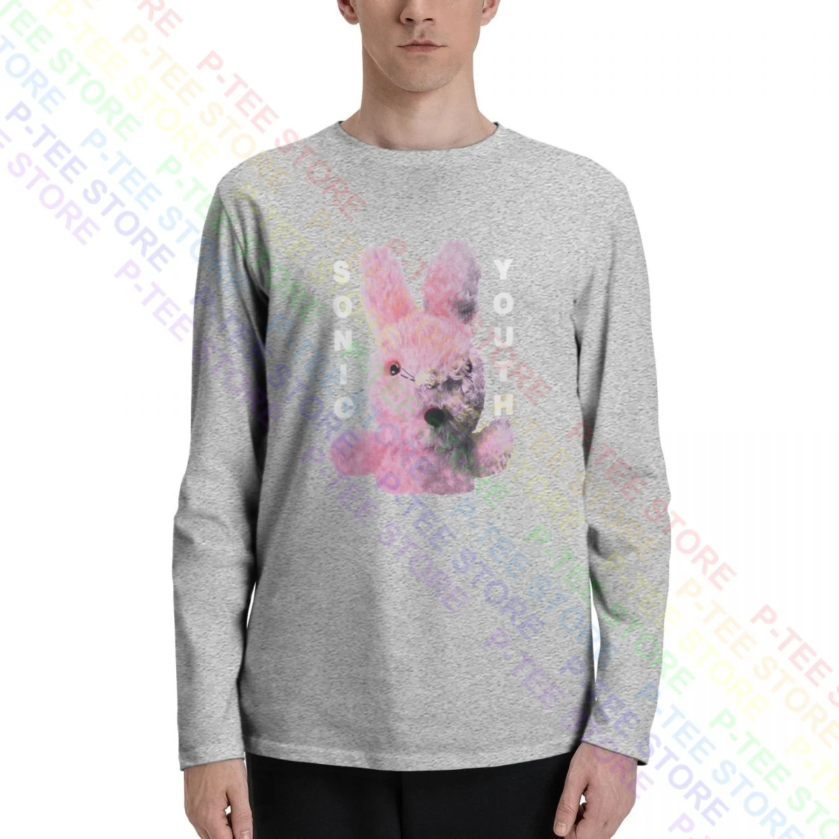 Sonic Youth Dirty Bunny Long Sleeve T-Shirts T-shirt Tee Cool Unisex Vintage High Quality