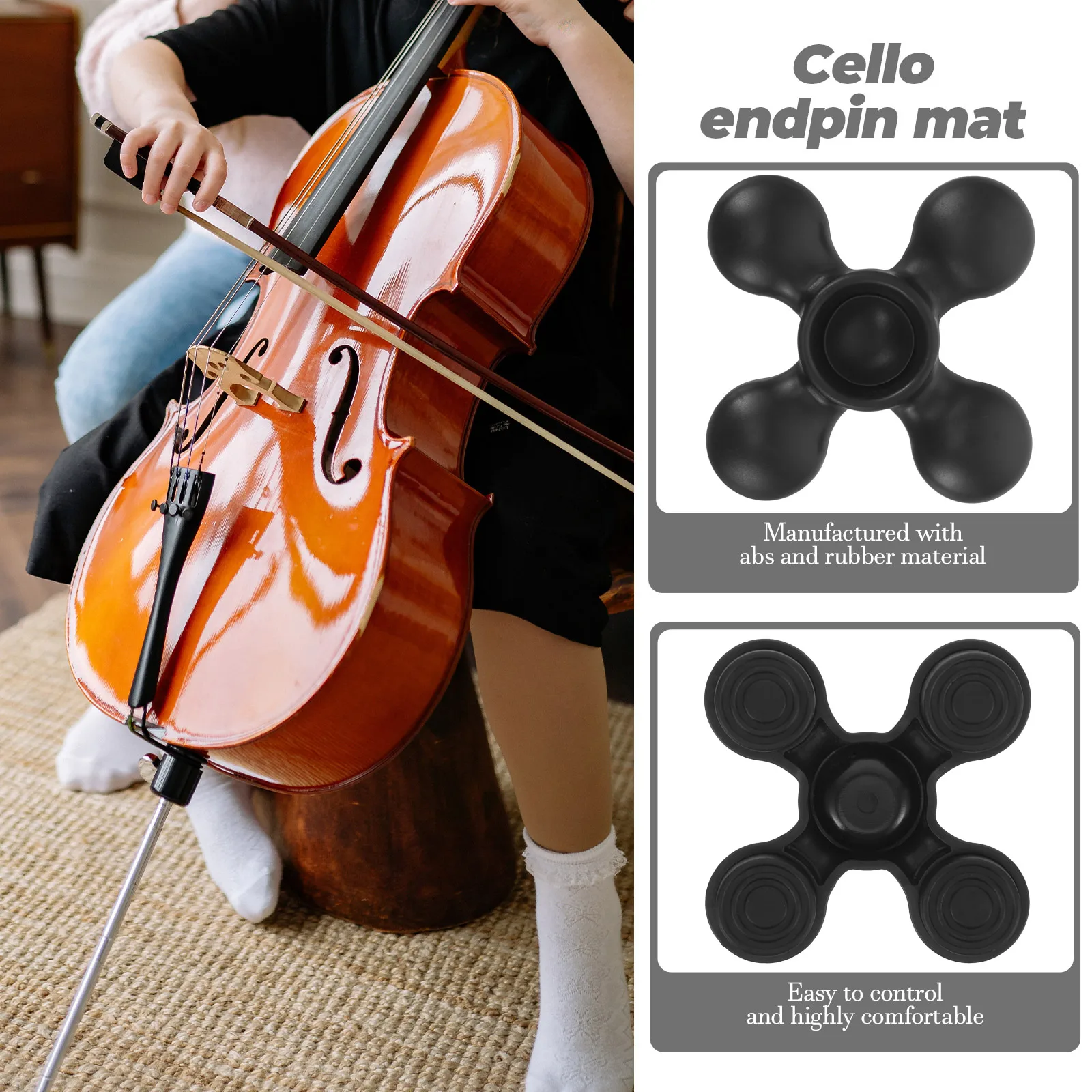 

Cello Endpin Endpin Holder Pad Stopper Floor Protector Support Cello Bottom Support Accessories String Instrument Supplies